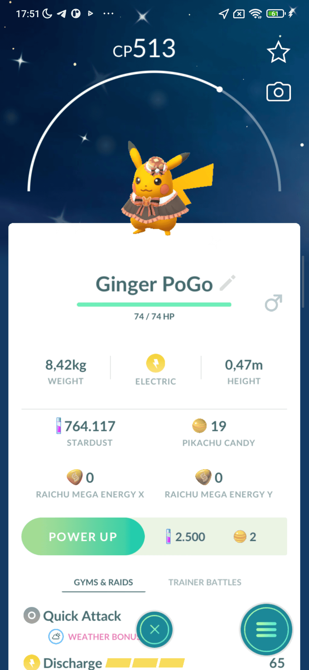 Pikachu Shiny mũ và áo choàng Halloween 2026