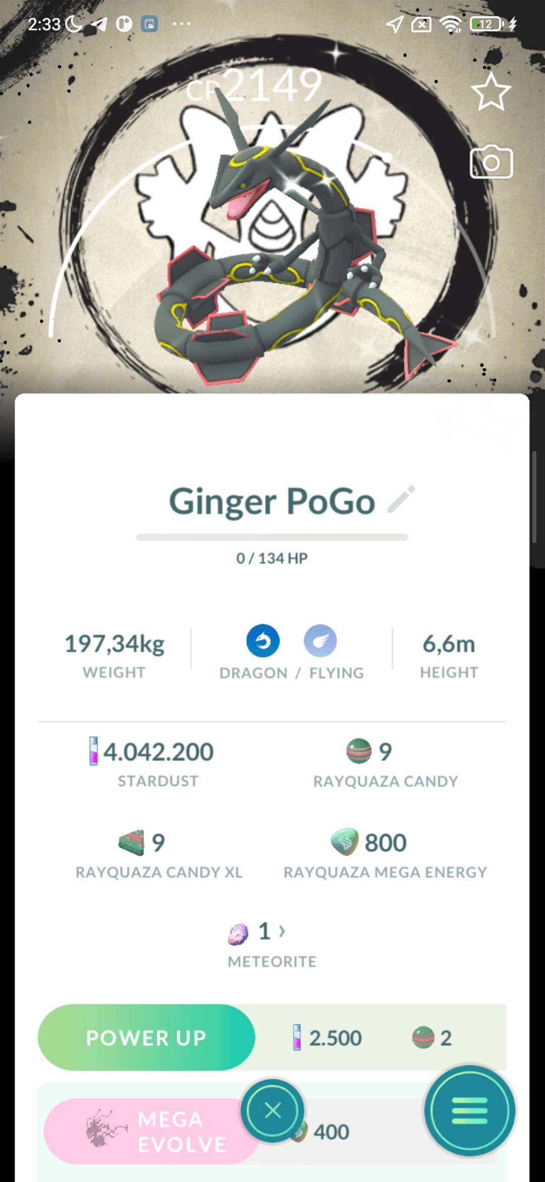 Rayquaza Shiny — nền GO Fest 2026 Global