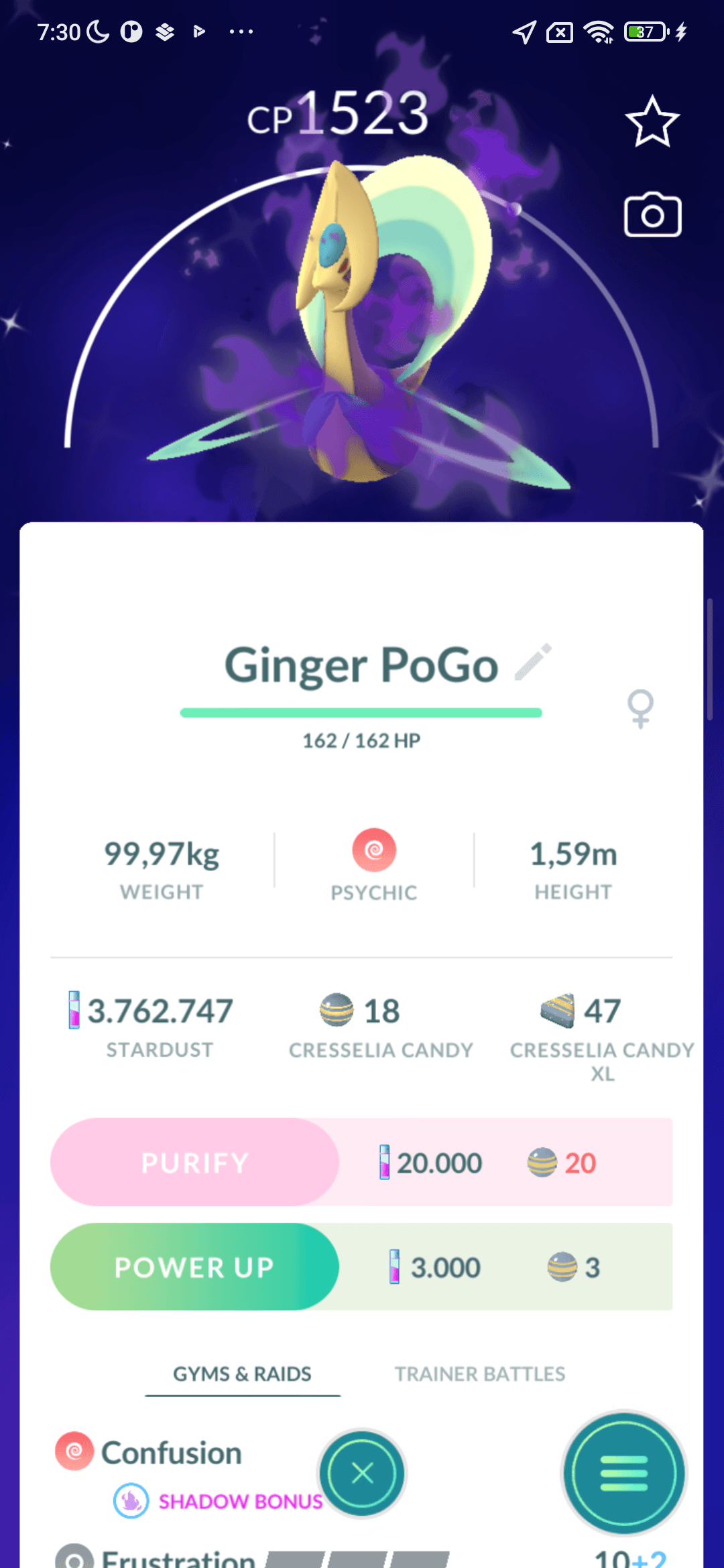 Cresselia Shiny