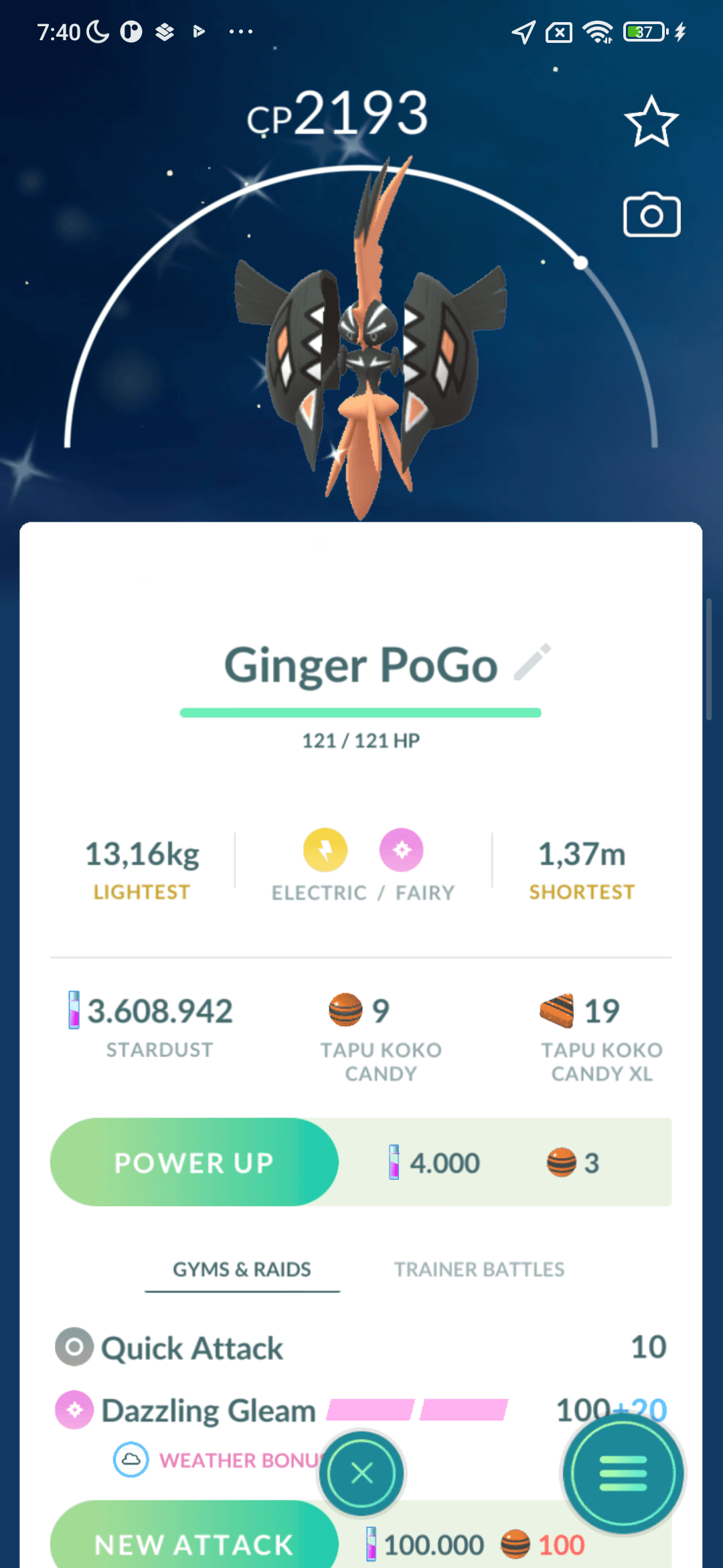 Tapu Koko Shiny