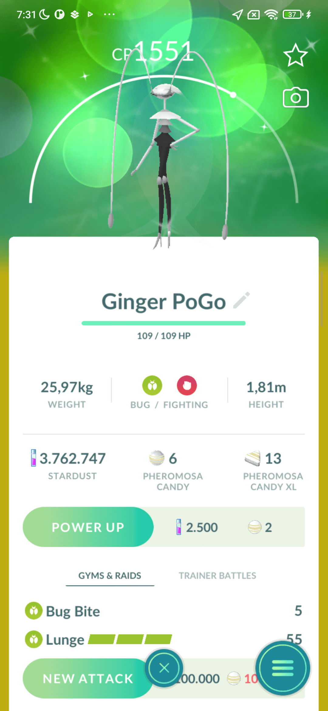 Pheromosa Shiny