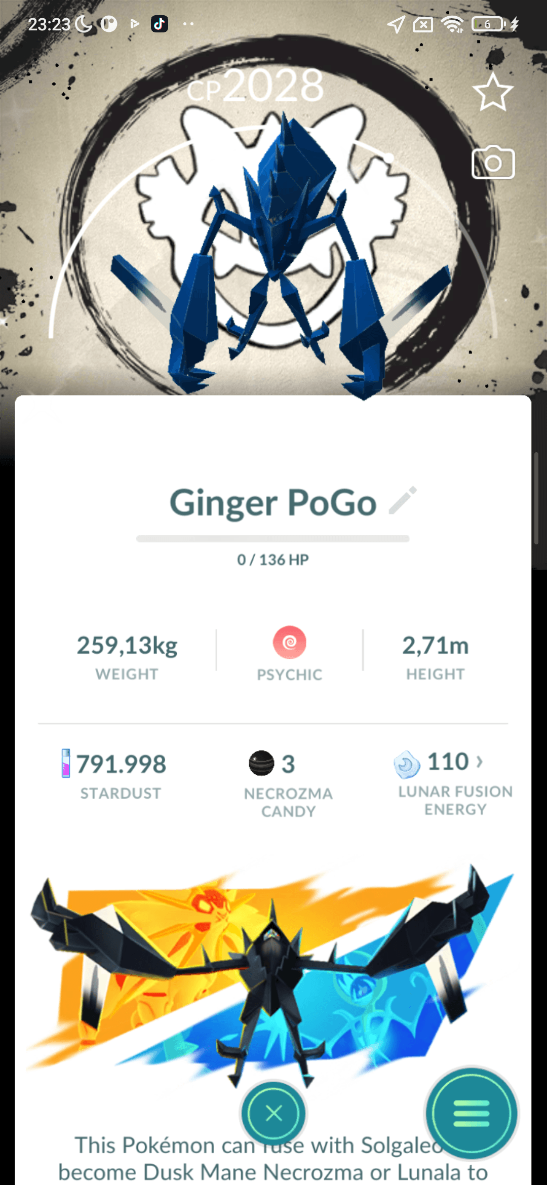 Necrozma Shiny — nền GO Fest 2026 Global
