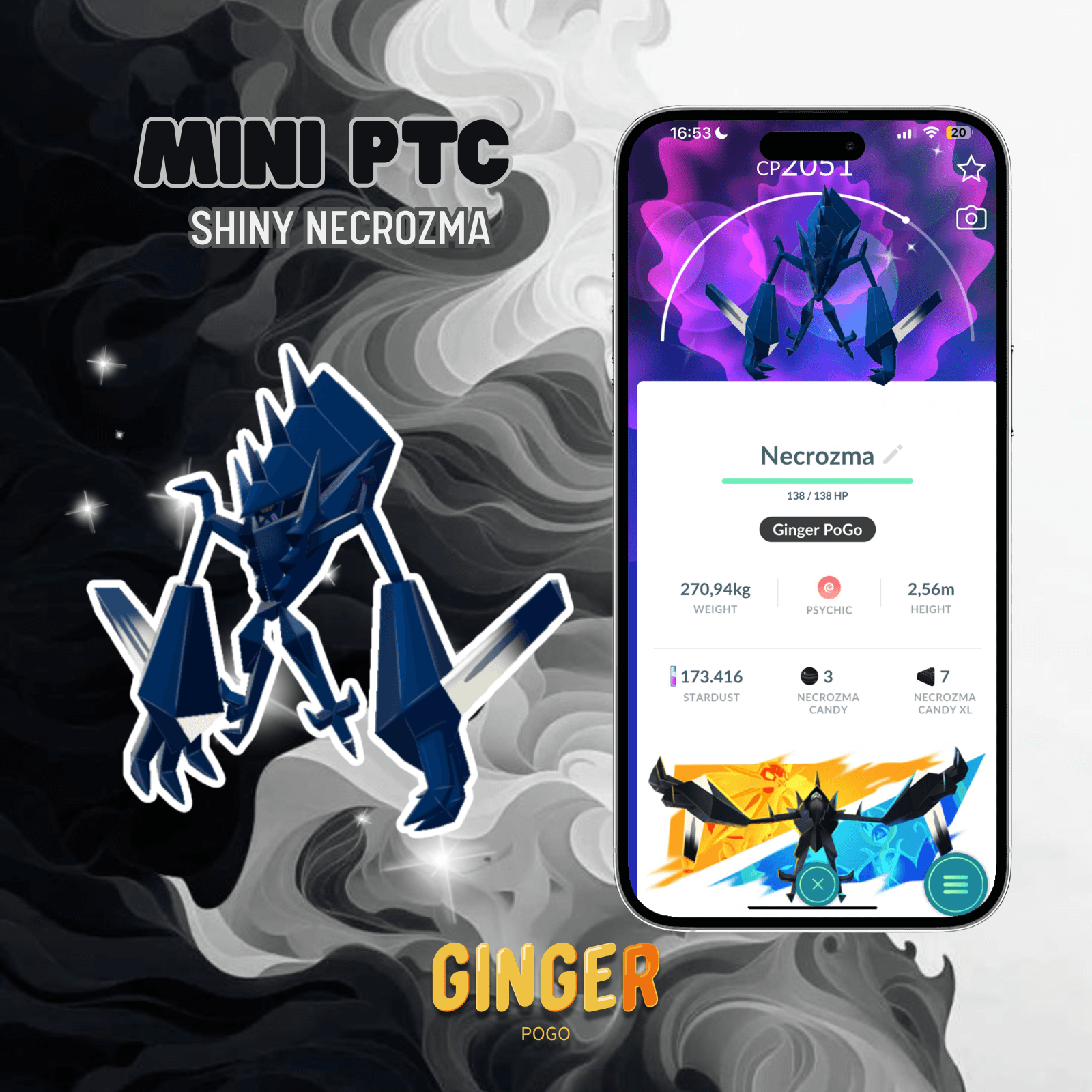 MINI PTC SHINY NECROZMA